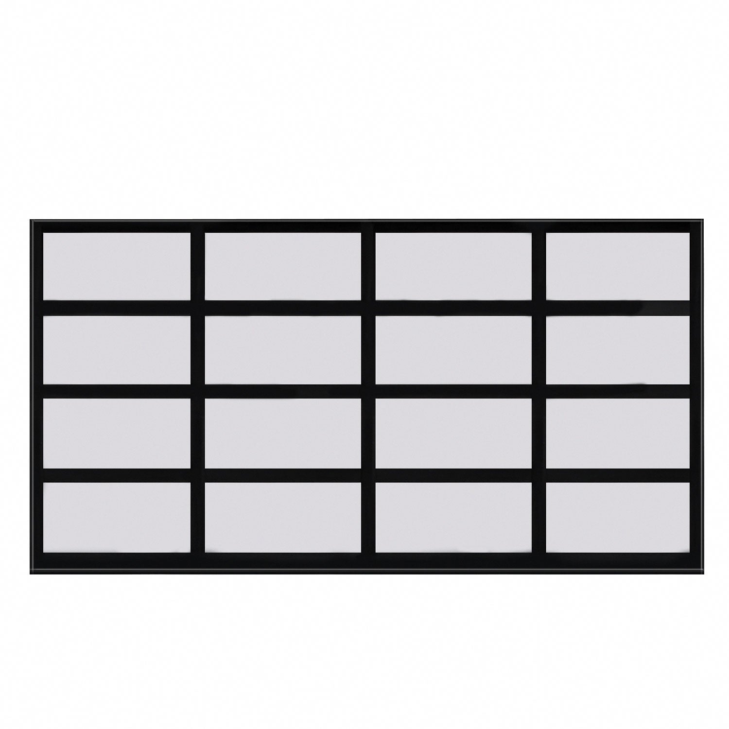 Custom Order - French Style Aluminum Garage Door