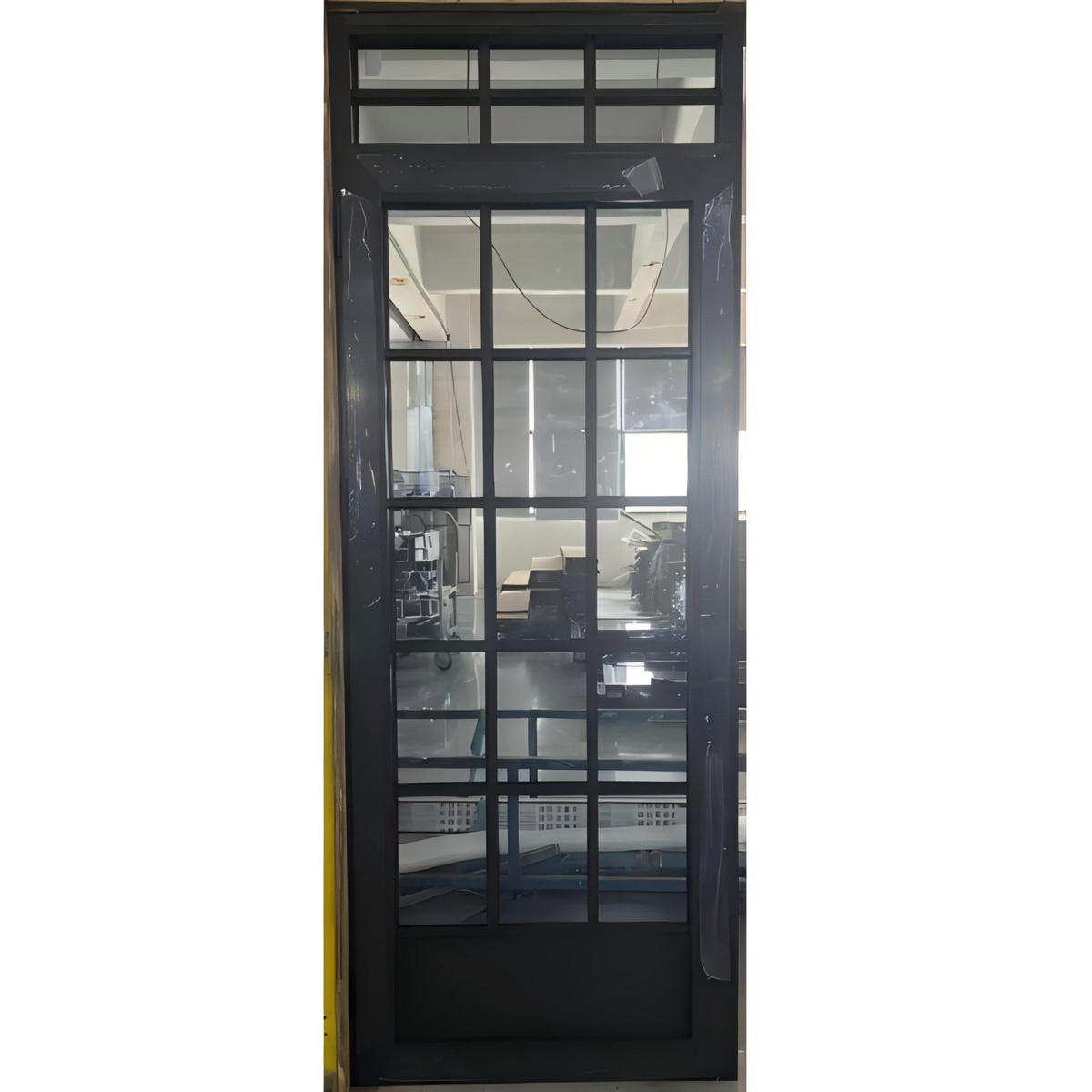 H#18 - Aluminum Entry single door with transom - Thermal Broken