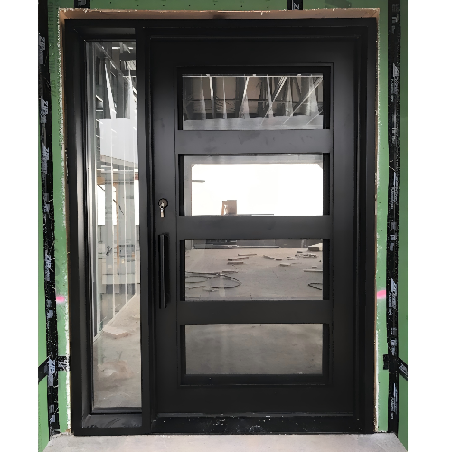 Custom Order - Iron 4 Sidelight - Single Square