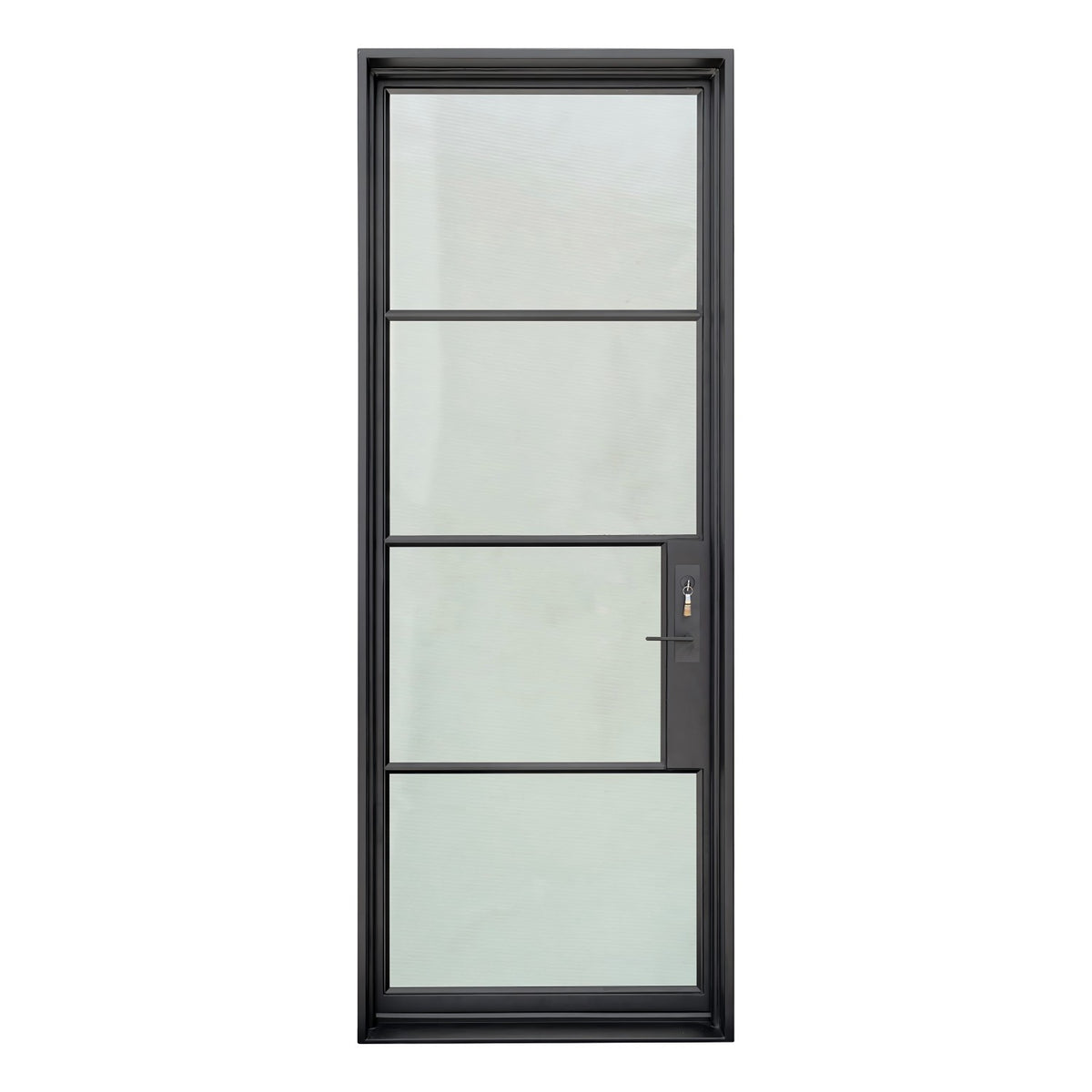 Steel French Door 4-Lites Single Door