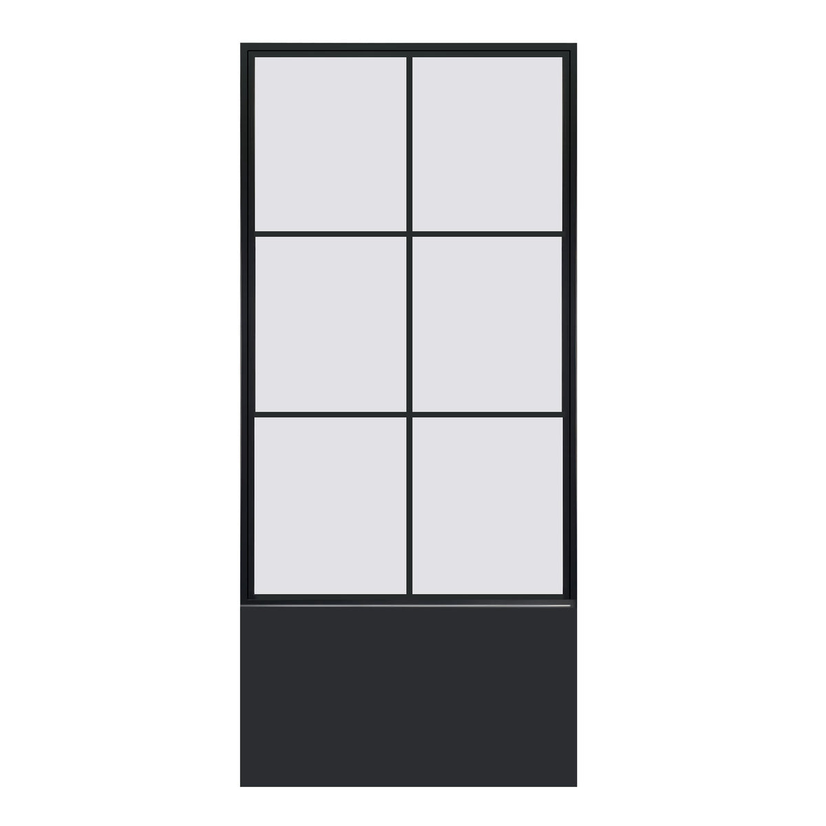 Barn door - 6 lite with kickplate