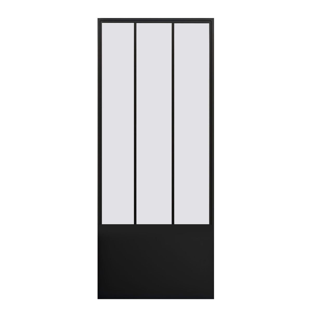 Barn door - 3 lite with kickplate