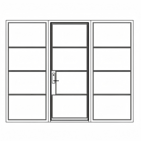 Custom Order - Breeze 4 Sidelights - Single Square