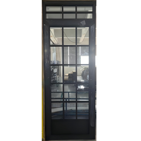 H#18 - Aluminum Entry single door with transom - Thermal Broken