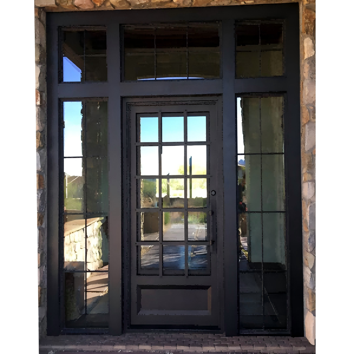 Custom Order - Iron 15 Sidelights - Single Square
