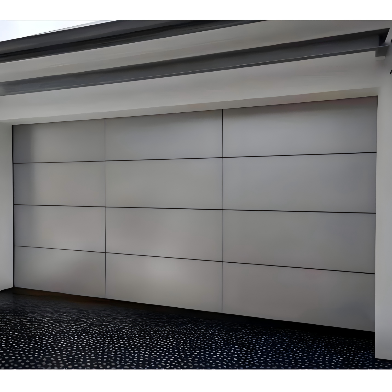 Smooth Sectional Aluminum Garage Door