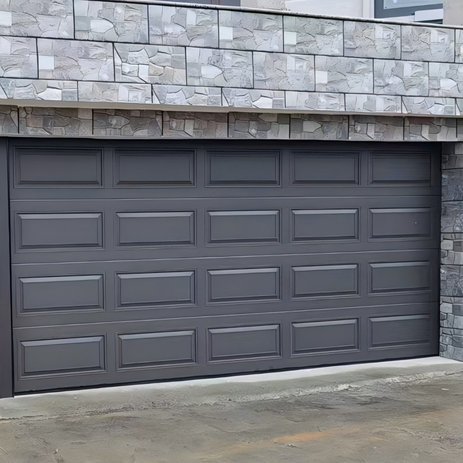 Raised Panel Aluminum Garage Door