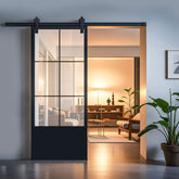 Barn door - 6 lite with kickplate