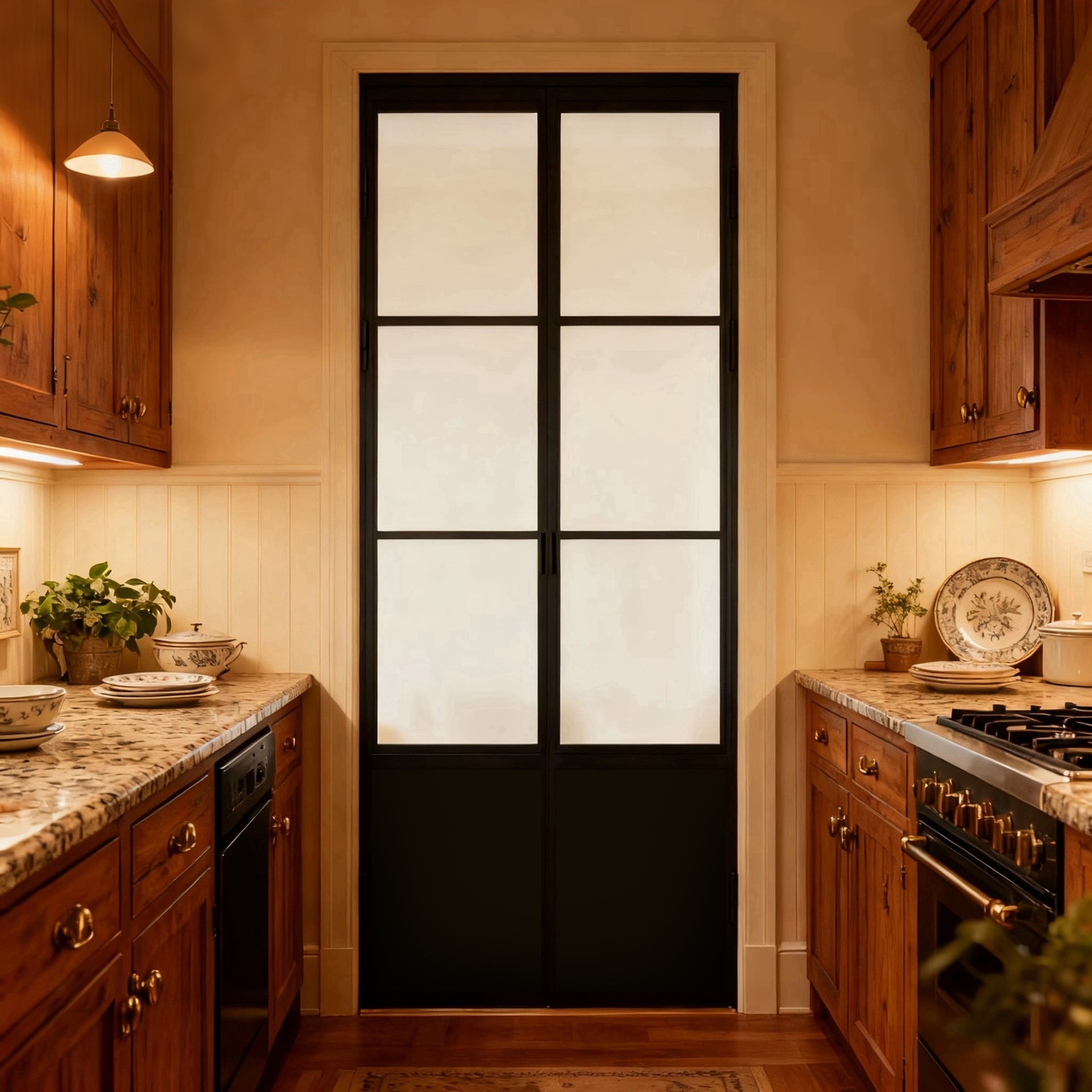 Interior 3 lite double with kickplate - Closet door
