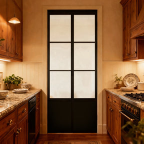 Interior 3 lite double with kickplate - Closet door