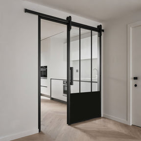 Custom Order - Barn door - 3 lite with kickplate