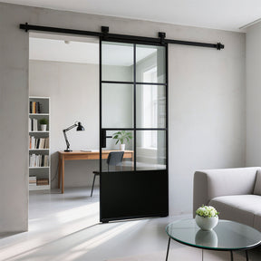 Barn door - 6 lite with kickplate