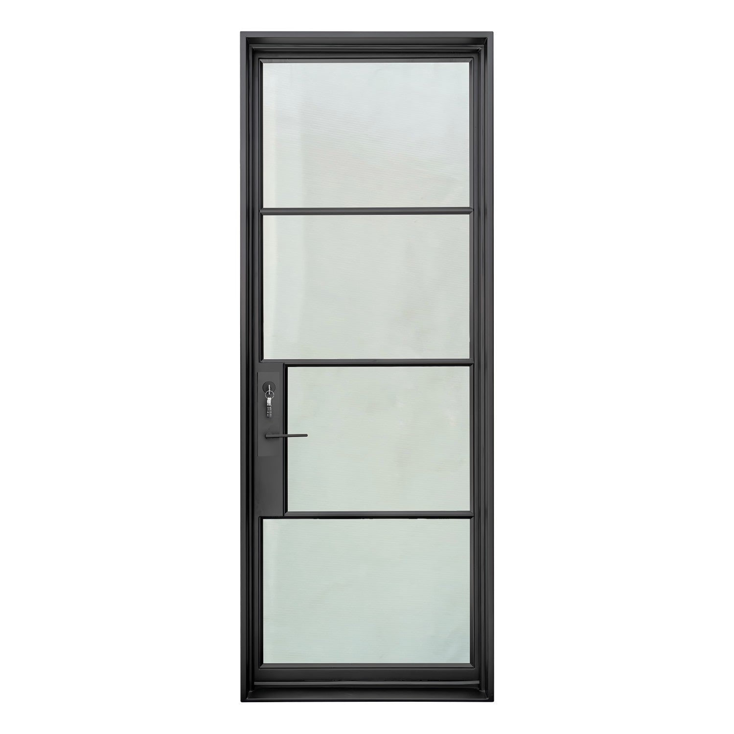 Steel French Door 4-Lites Single Door