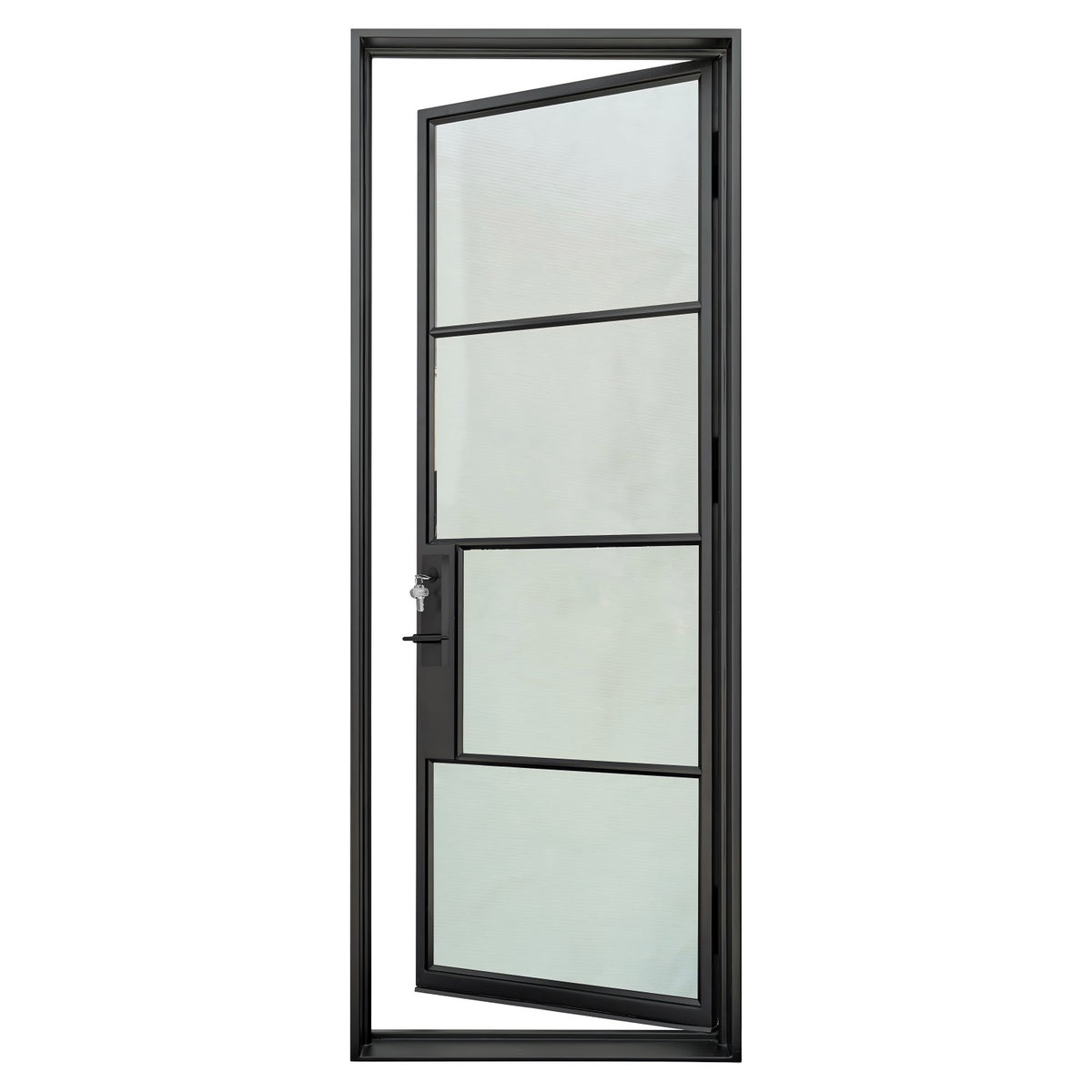 Steel French Door 4-Lites Single Door