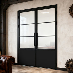 Interior 3 lite double with kickplate
