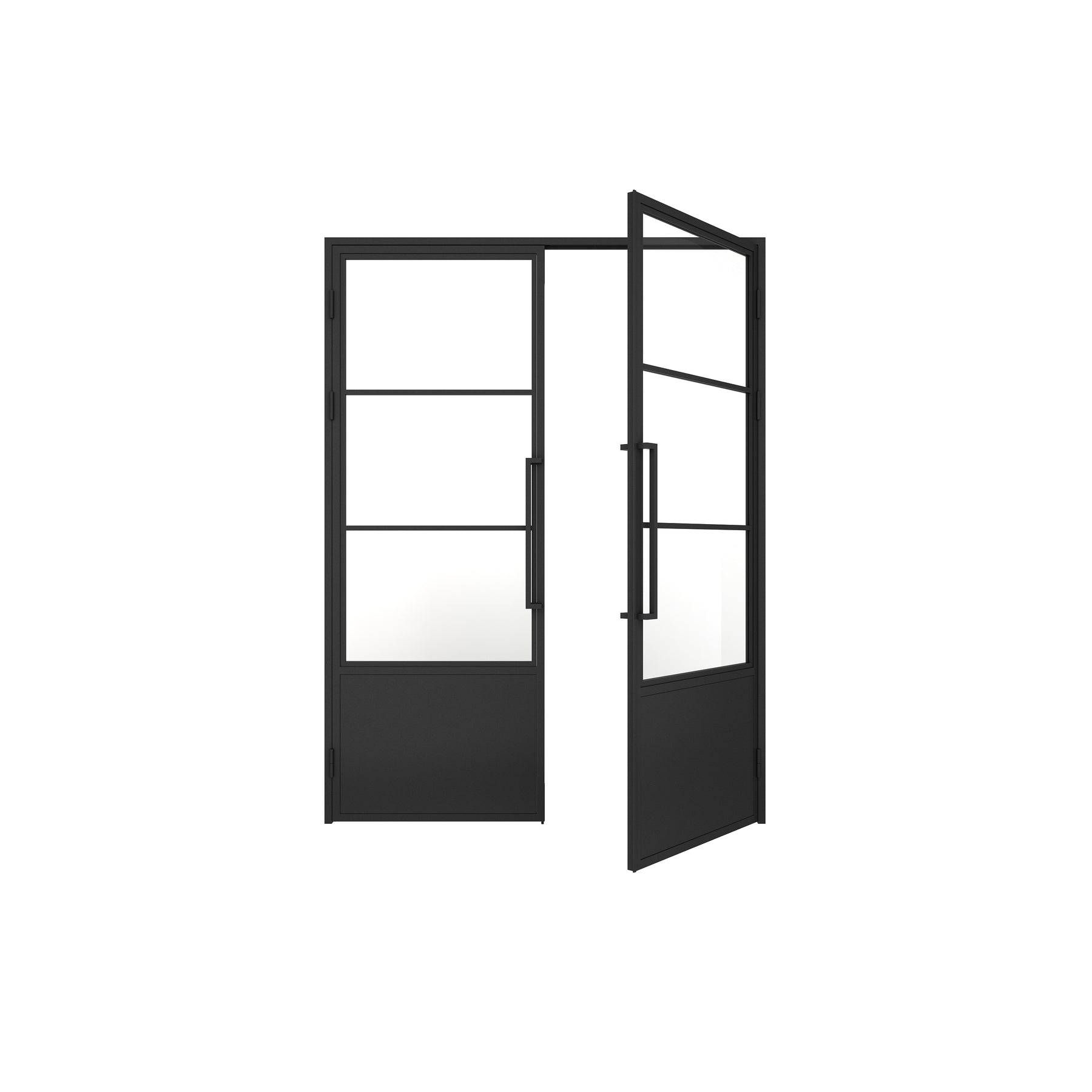 Interior 3 lite double with kickplate