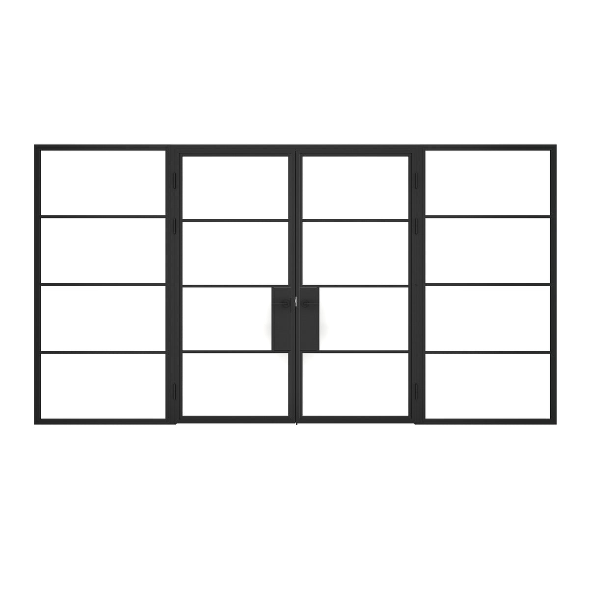 Custom Order - Interior 4 lite double with sidelights