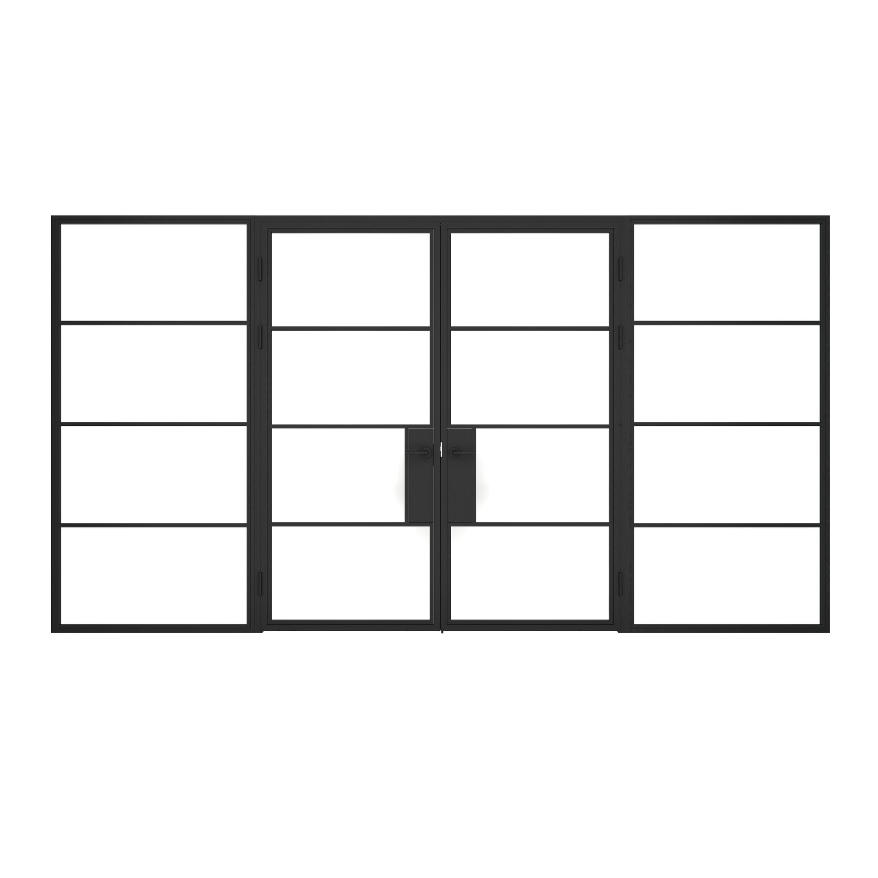 Custom Order - Interior 4 lite double with sidelights