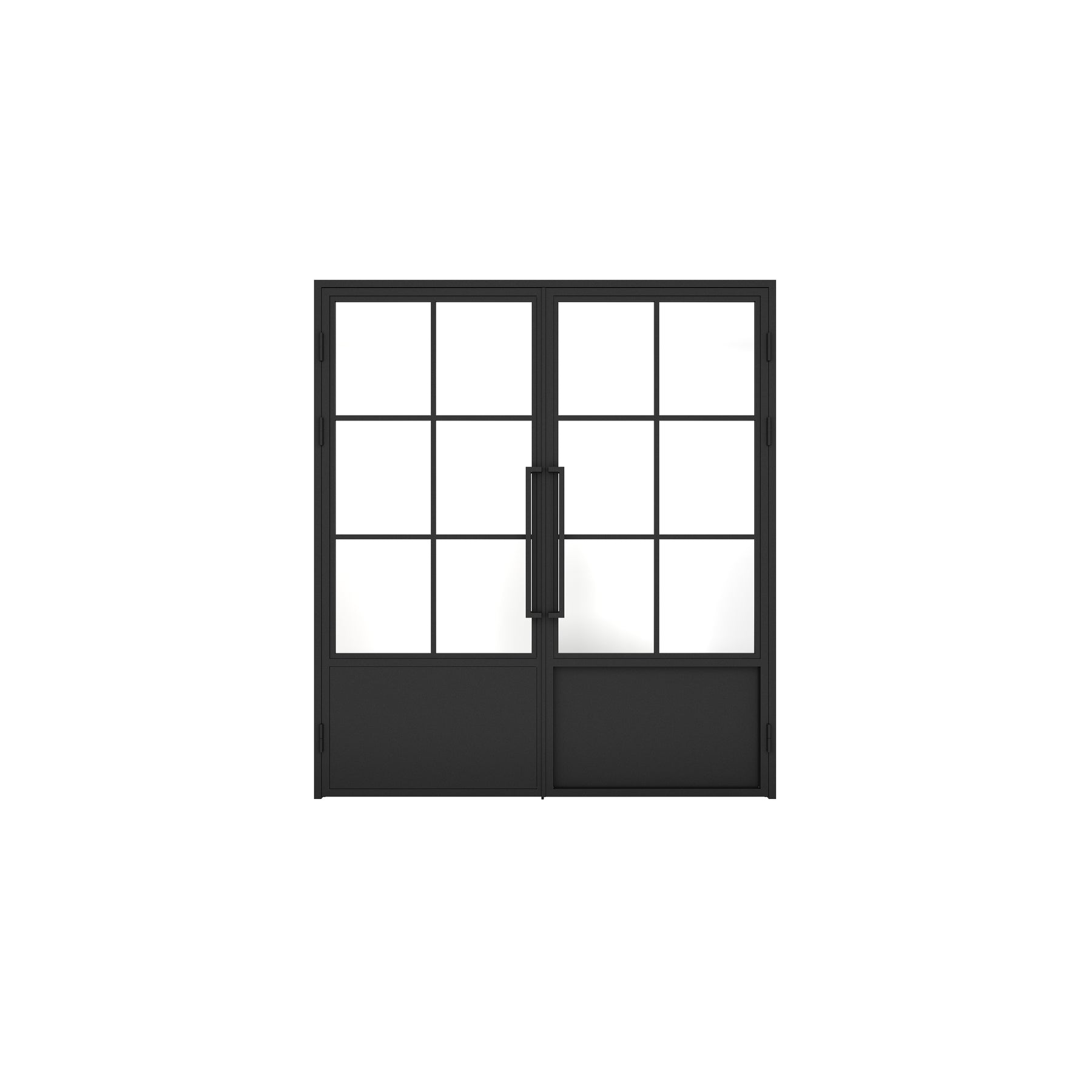 Custom Order - Interior 6 lite double with kickplate