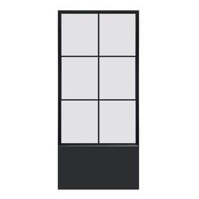 Barn door - 6 lite with kickplate