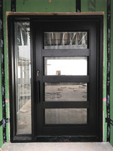 Custom Order - Iron Single Door w/Sidelites (V25)